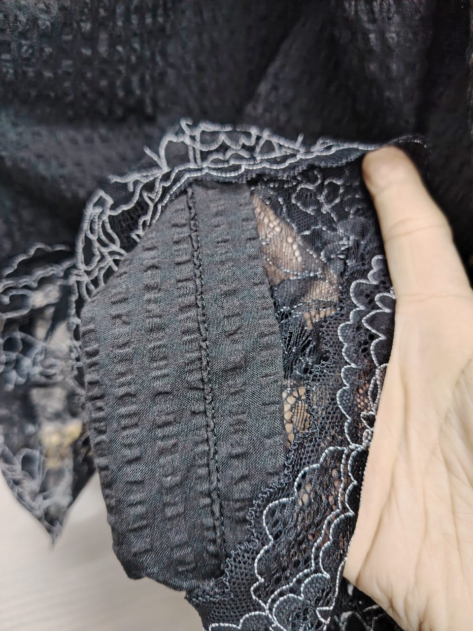 The "Midnight Lace" Maxi Skirt