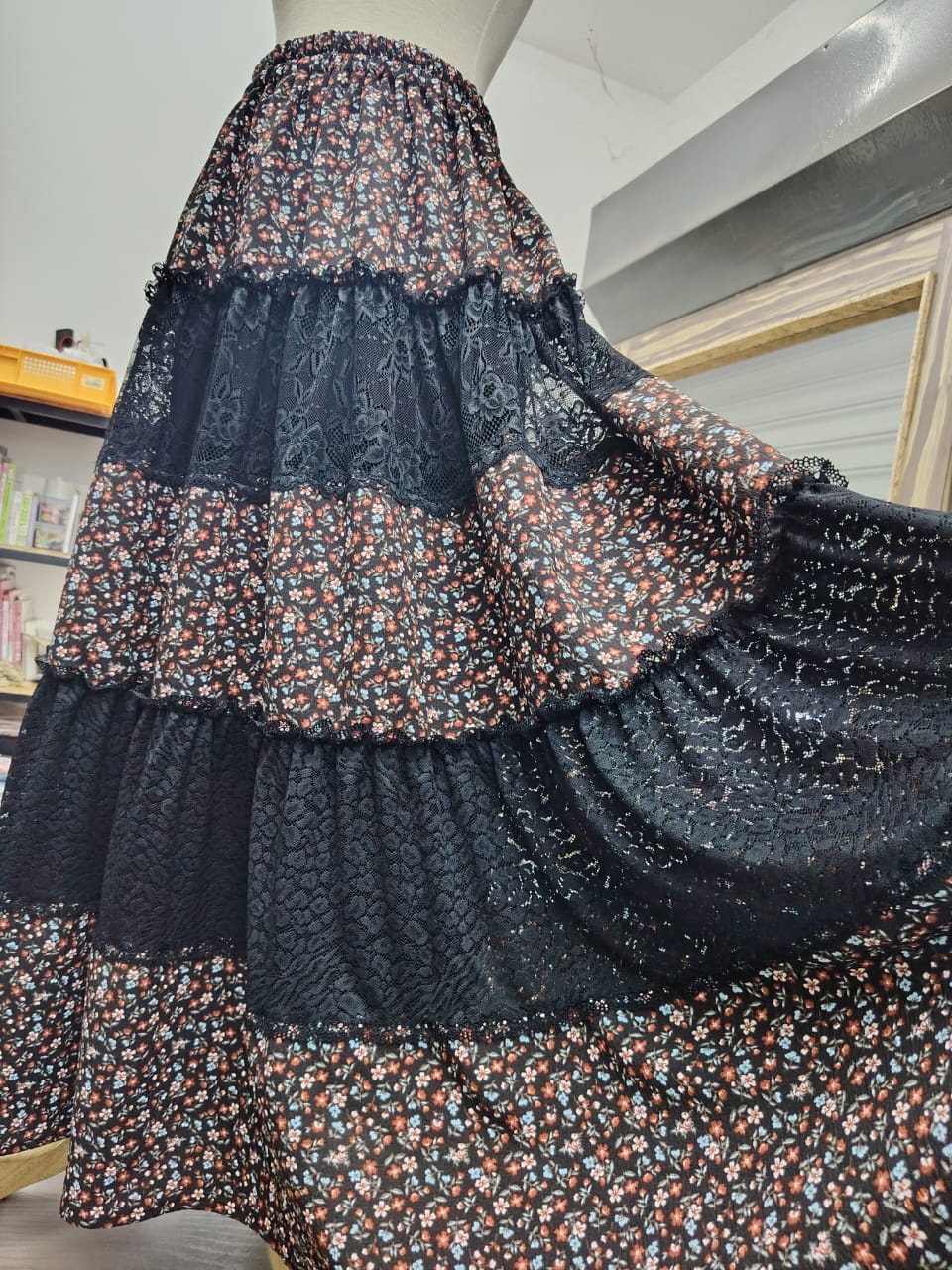 The "Boho Blossom" Maxi Skirt