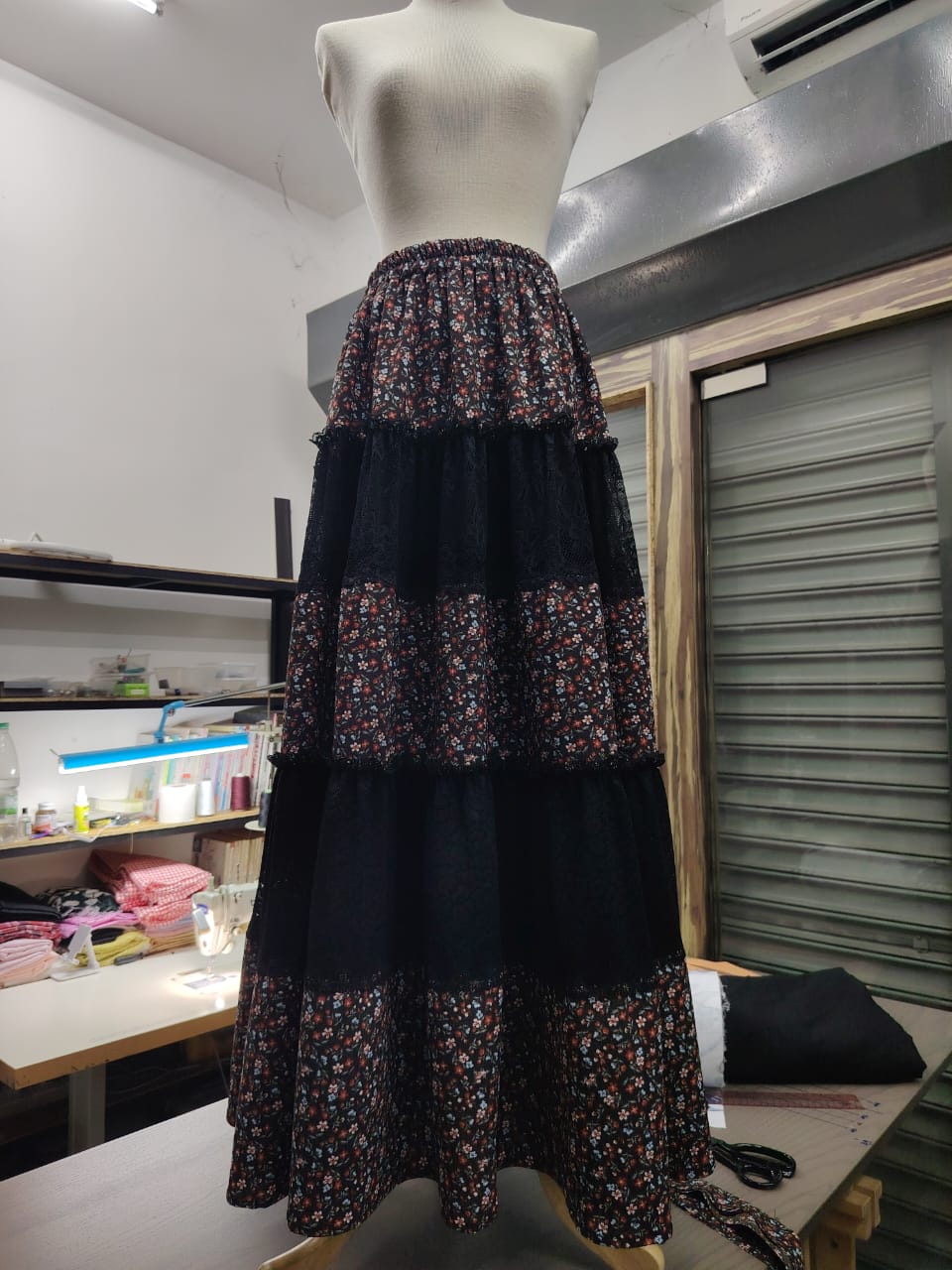 The "Boho Blossom" Maxi Skirt