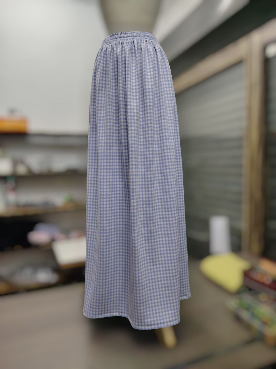 The "Summer Sky" Gingham Skirt