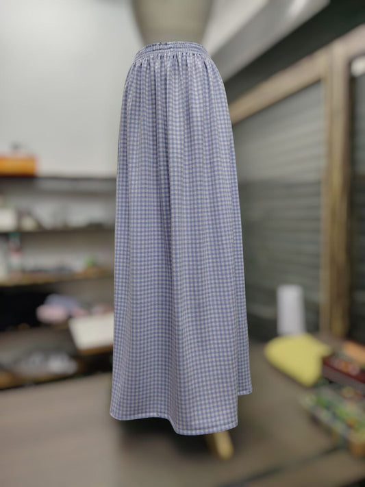 The "Summer Sky" Gingham Skirt