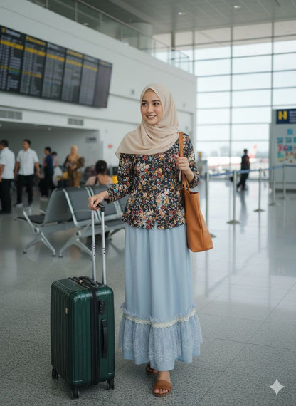 The "Bluebell Lace" Maxi Skirt