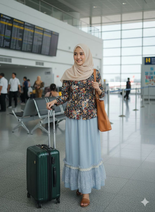 The "Bluebell Lace" Maxi Skirt