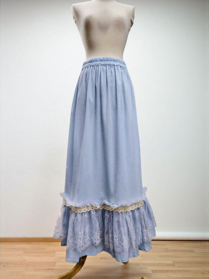 The "Bluebell Lace" Maxi Skirt