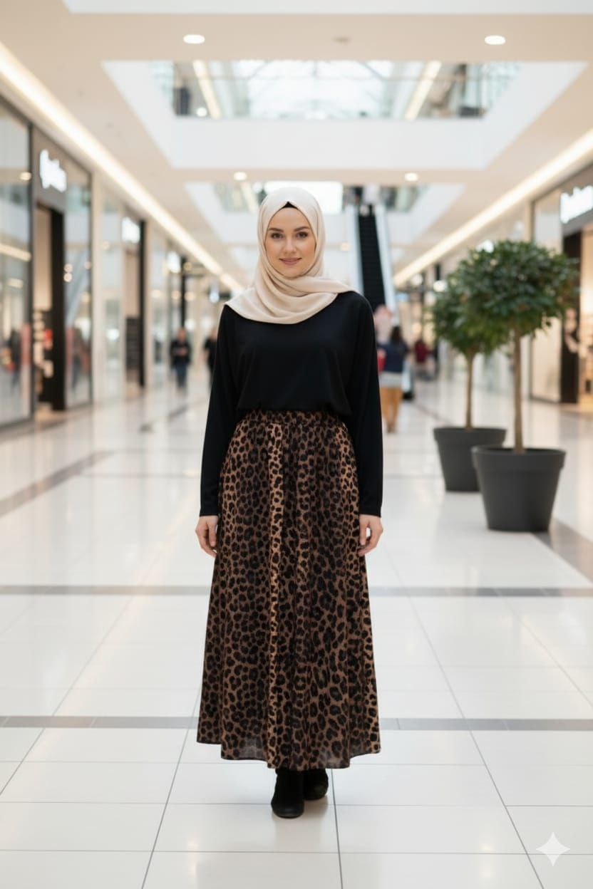 The "Wild Cat" Maxi Skirt