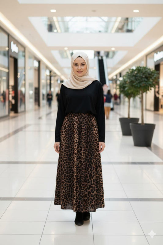 The "Wild Cat" Maxi Skirt
