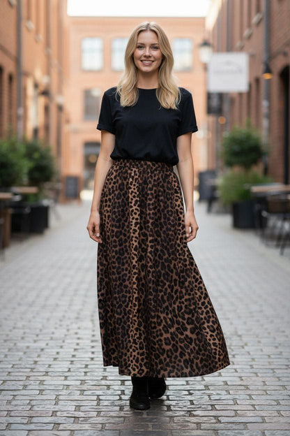 The "Wild Cat" Maxi Skirt