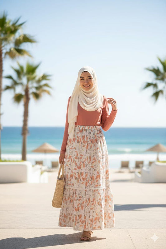 The "Summer Meadow" Tiered Skirt