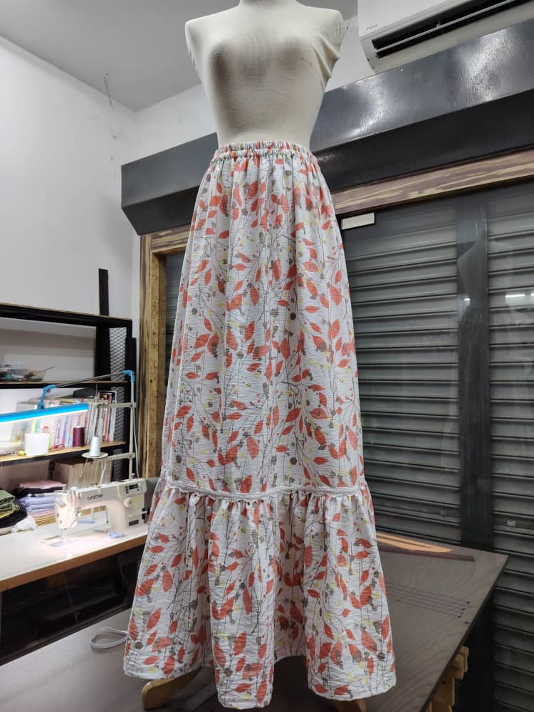 The "Summer Meadow" Tiered Skirt