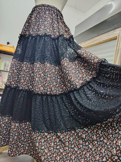 The "Boho Blossom" Maxi Skirt