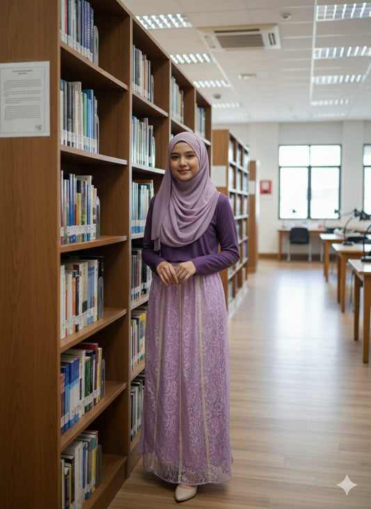 The "Amethyst Dreams" Lace Skirt