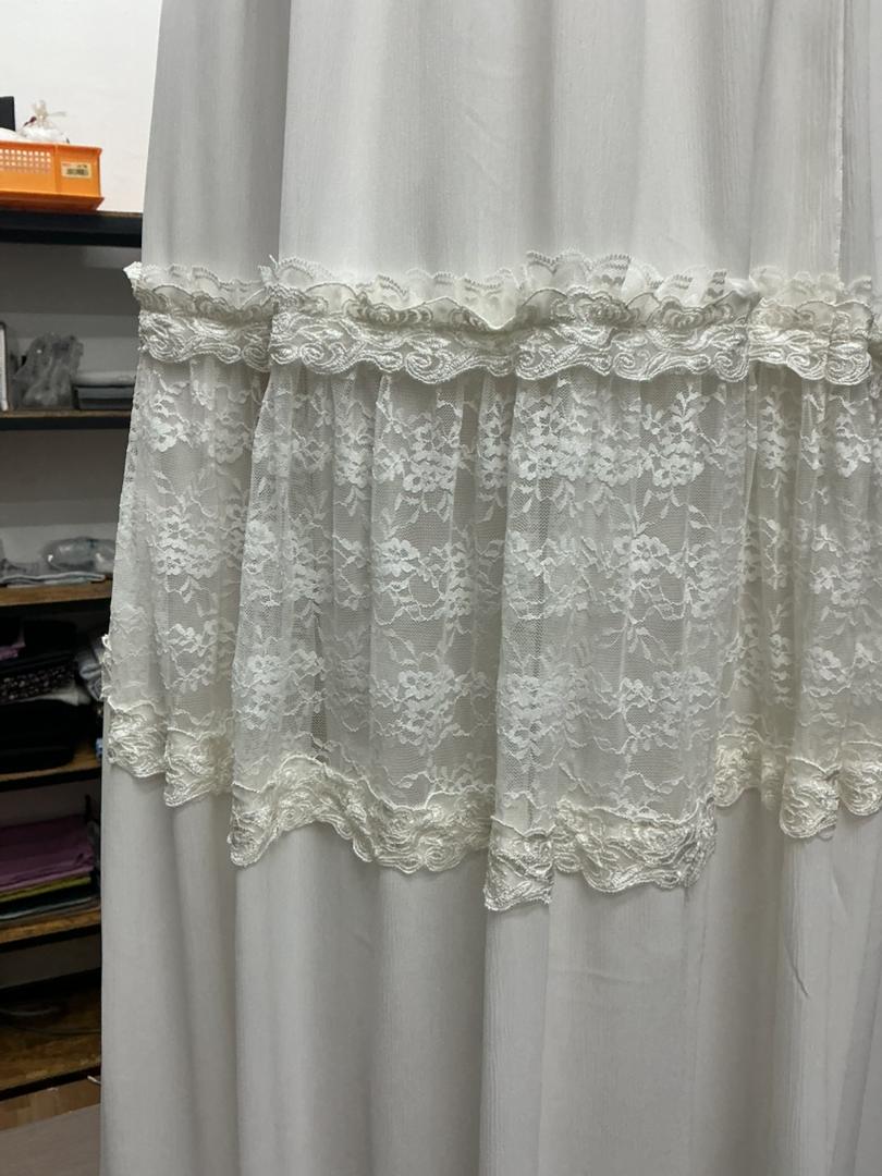 The "White Petal" Maxi Skirt