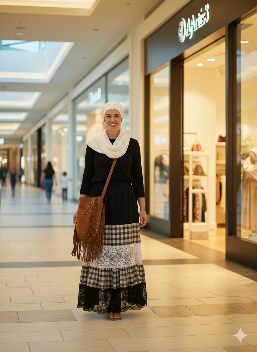 The "Gothic Bohemian" Skirt