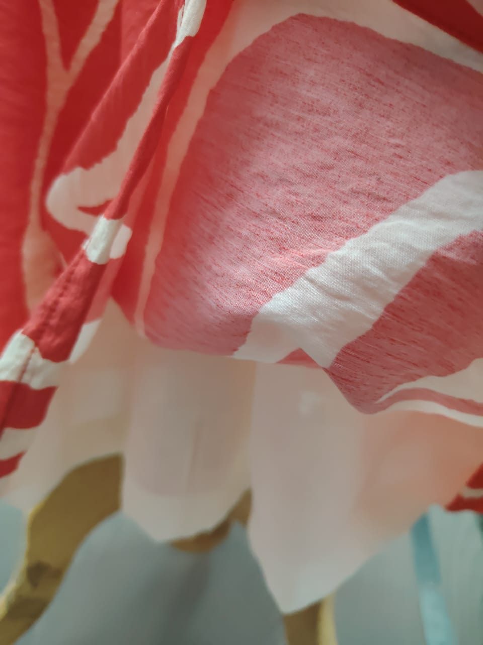 The "Scarlet Ripple" Maxi Skirt