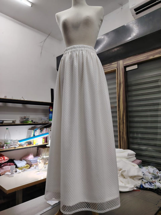 The "Cloud Lace" Maxi Skirt