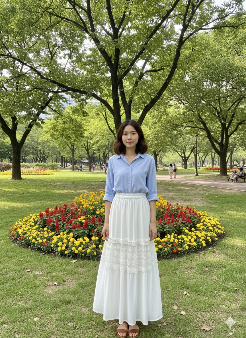 The "White Petal" Maxi Skirt